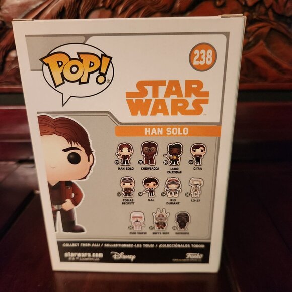 New! Funko Pop! Star Wars Han Solo Vinyl Figure #238 Collectible - Picture 4 of 4